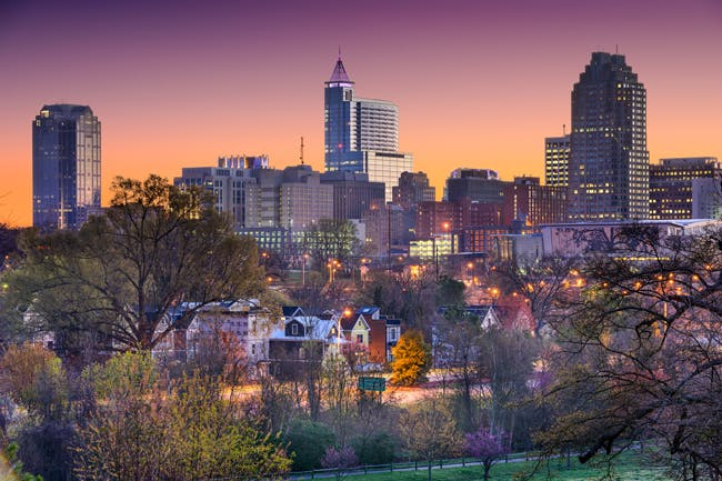 North Carolina skyline North Carolina skyline