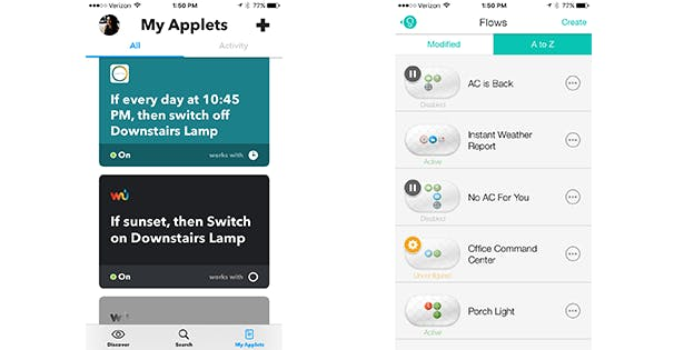 IFTTT vs Stringify app IFTTT vs Stringify app
