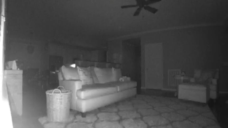 Netatmo camera snapshot at night. Netatmo camera snapshot at night.