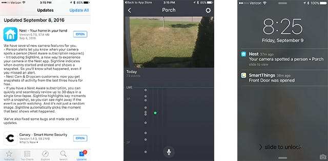 Nest mobile app Nest mobile app