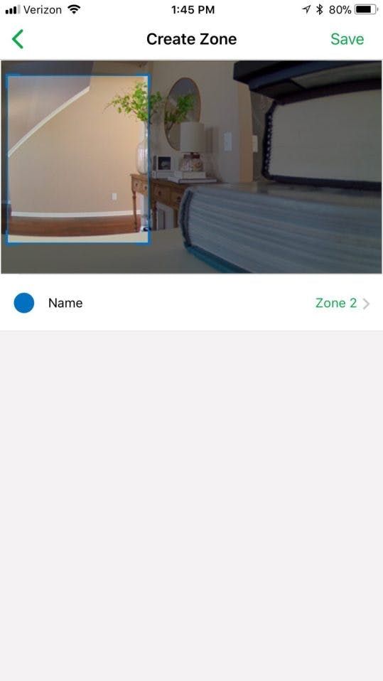 Creating Zone on Arlo app. Creating Zone on Arlo app.