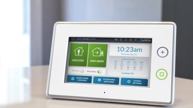 Uxari 2GIG GC3 tablet control Uxari 2GIG GC3 tablet control