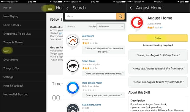 Amazon Alexa home security integrations. Amazon Alexa home security integrations.