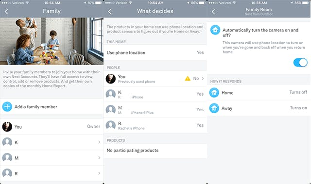 Nest mobile app Nest mobile app