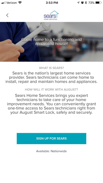 Sears app Sears app