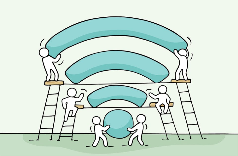 WIFI symbol WIFI symbol