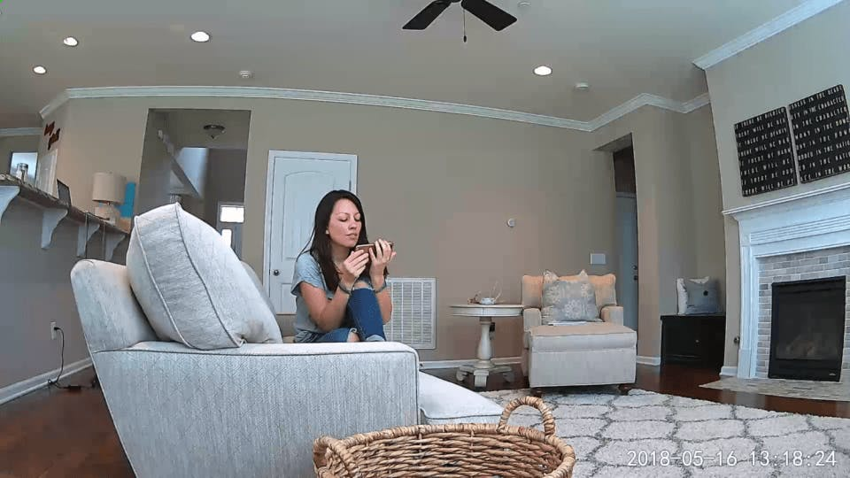 Snapshot from Wyze Cam Pan video. Snapshot from Wyze Cam Pan video.