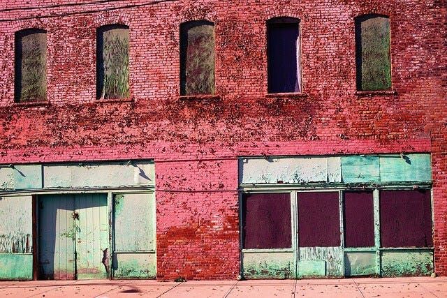 Old pink building Old pink building