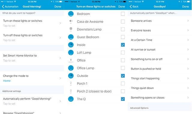SmartThings-Arlo-routines SmartThings-Arlo-routines