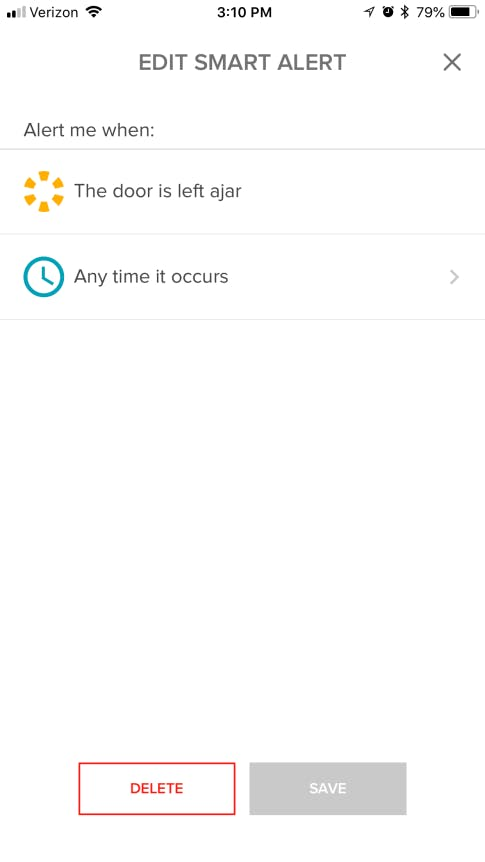 August app Smart Alert August app Smart Alert