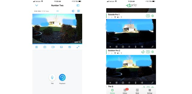 Argus Pro vs. Arlo Pro 2 video quality compared. Argus Pro vs. Arlo Pro 2 video quality compared.
