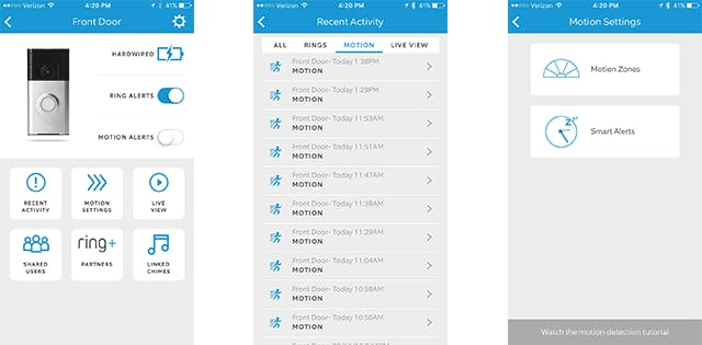 Ring mobile app Ring mobile app